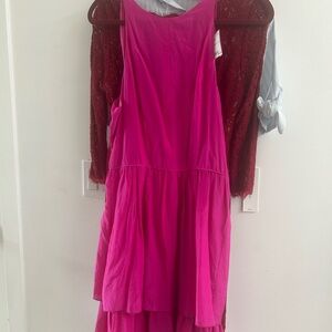 Vibrant Pink Sleeveless Dress
